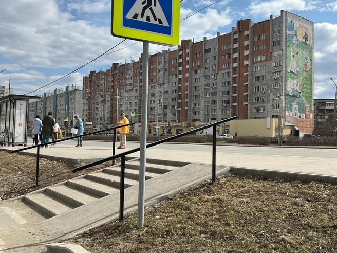 Перила в этом месте необходимы, особенно зимой | Источник: ТОС «Егошиха»