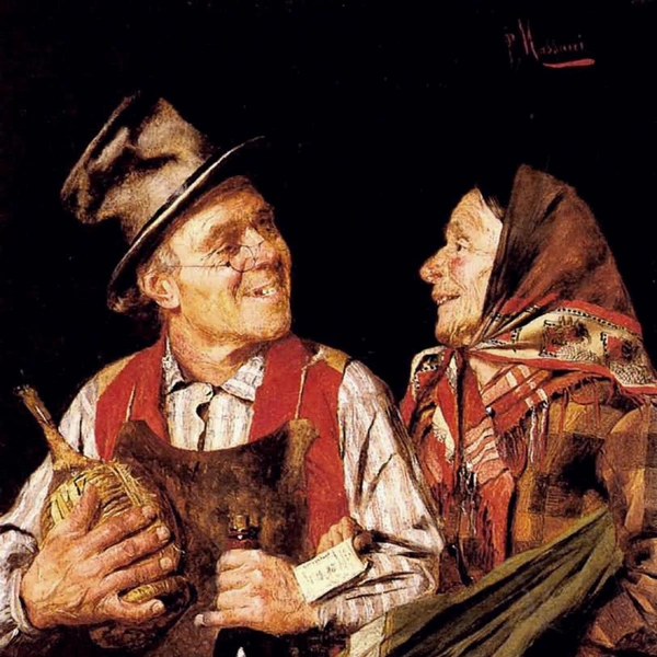 Помпео Массани. «Виноторговец». Ок. 1920 | Источник: The Picture Art Collection via Legion Media