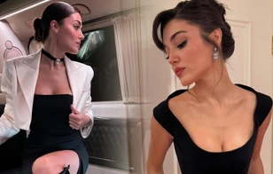 «Мужчины у ее ног»: 15 самых соблазнительных черных платьев главной турецкой красавицы