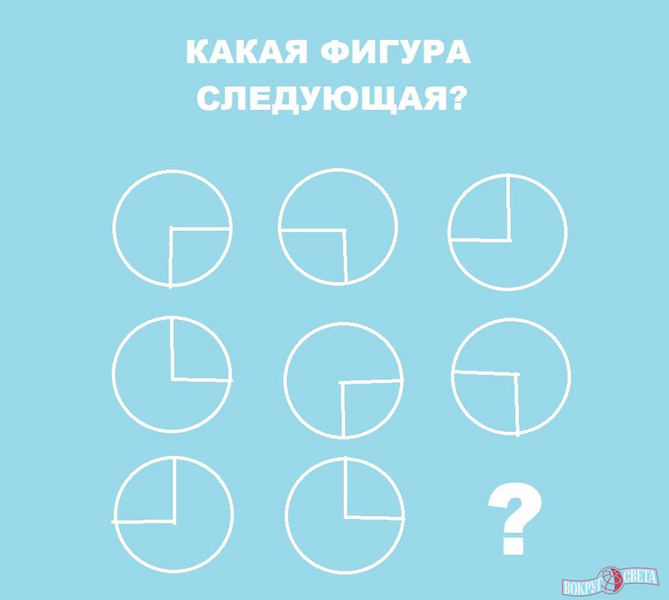 Какая фигура следующая? Мини-тест на математический талант