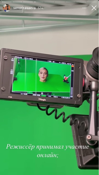 Дина Саева поделилась бэкстейдж-роликом со съемок клипа Беллы Порч