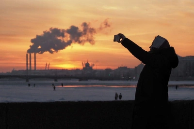 Барический гребень определяет погоду в Петербурге