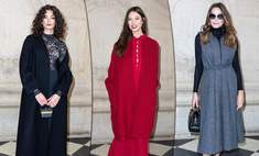 Дочь Моники Беллуччи стала копией мамы, Карла Бруни отметила юбилей и посвежела: гости показа Dior в Париже
