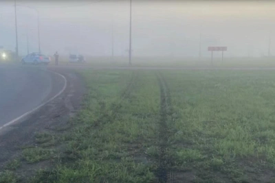 В Зауралье из-за тумана женщина с ребенком попала в ДТП