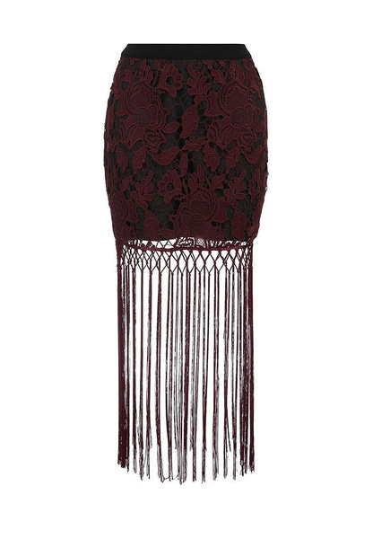 Юбка Lost Ink FRINGED LACE MINI 