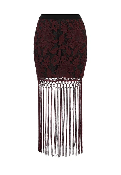 Юбка Lost Ink FRINGED LACE MINI 