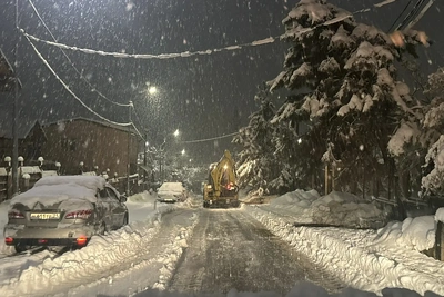 Циклон в Сочи вызвал оползни, подтопления и снег
