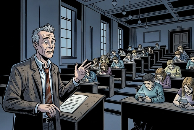 По мнению знаменитого математика, зависание в коротких видео губит подрастающее поколение | Источник: Мария Романова / V1.RU