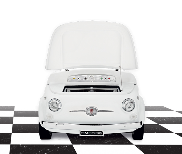 Smeg, бытовая техника, Fiat500, дизайн