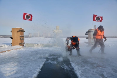 Купель на Затоне готова к крещенским купаниям в Новосибирске