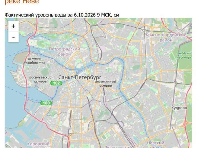 Источник: ФГБУ «Северо-Западное управление по гидрометеорологии и мониторингу окружающей среды»
