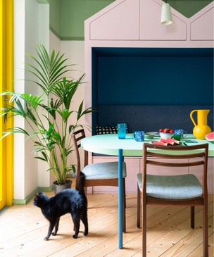 Color Blocking: яркий дом в Лондоне