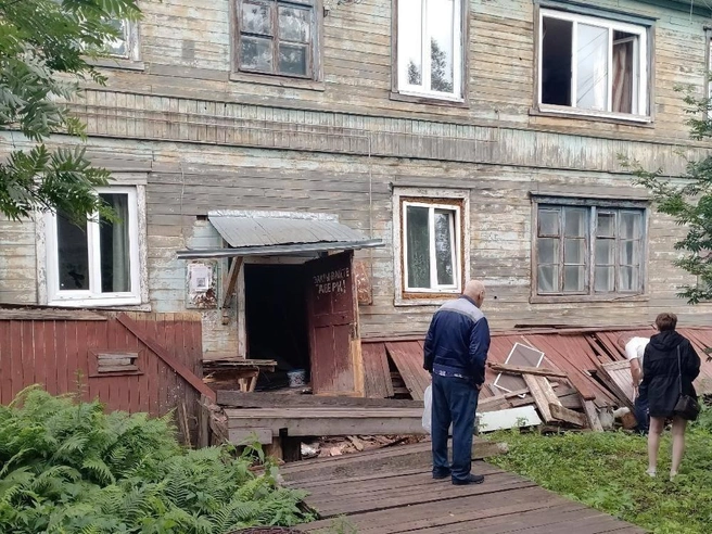 Жильцов эвакуировали | Источник: Жесть Архангельской области / t.me