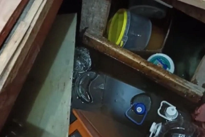 Волгоградцев заливает питьевой водой в 20-градусный мороз