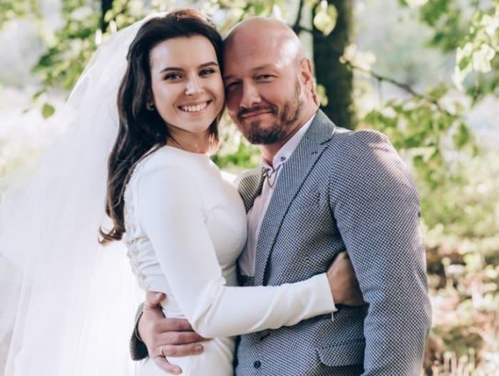 Никита Панфилов с третьей женой, Ксенией Соколовой