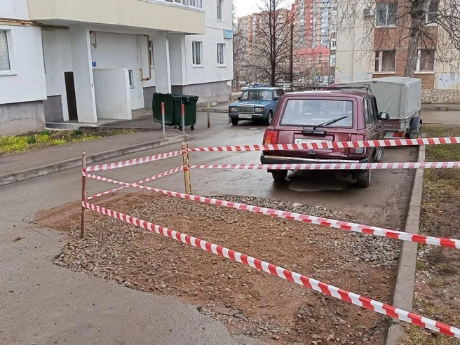 Так сейчас выглядит место обвала | Источник: администрация Советского района Уфы