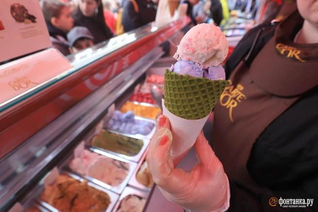 Фестиваль мороженого угостит сорбетами со вкусом корюшки и кваса | Источник: Сергей Михайличенко/ «Фонтанка.ру»