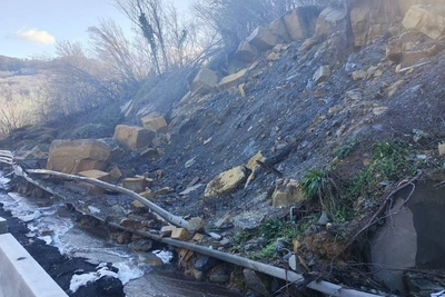 Камнепад на Мамайском перевале напугал автомобилистов