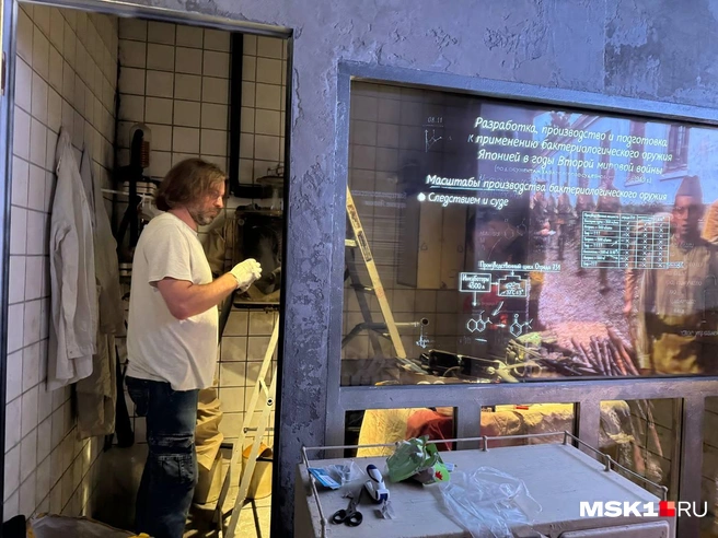Часть экспозиции еще не готова | Источник: Максим, читатель MSK1.RU