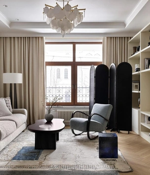 С видом на храм: квартира 114 м² в Москве