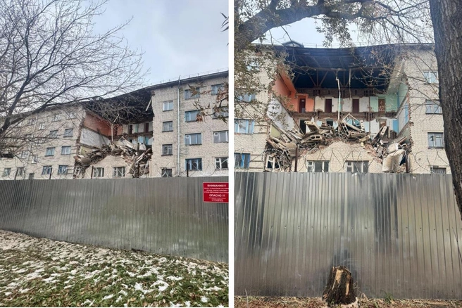 Территория общежития была огорожена | Источник: Куйбышевский район | газета «Трудовая жизнь» / vk.com