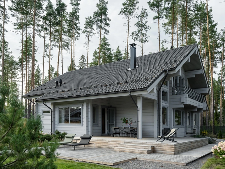 Лаконичный дом для семьи с ребенком под Санкт-Петербургом