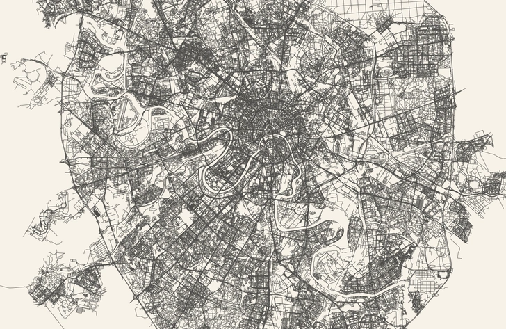 Сайт дня: преврати свой город в карту, на которой будут только дороги