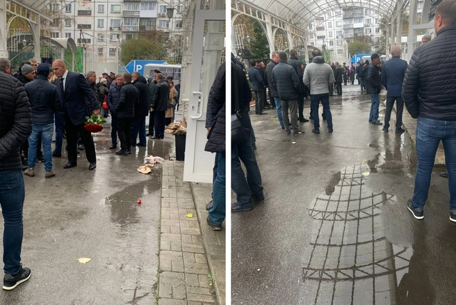 На прощании с Александром Грибом было много влиятельных новосибирских политиков. В скором времени его ждал переход на работу в мэрию города | Источник: Анна Скок / NGS.RU