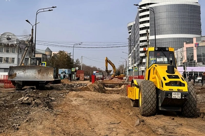 В Благовещенске обновляют дороги и коммуникации