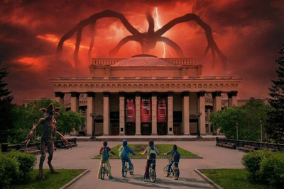 Герои сериалов в Новосибирске: 13 кадров