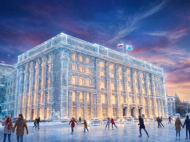 Нейросеть предложила альтернативу пешеходной зоне — целый проспект для катания на коньках. Зачем ограничиваться небольшой улицей, если можно использовать больше пространства? | Источник: Александр Ощепков, Юрий Орлов / Городские медиа