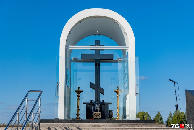 Мемориал открыли через год после авиакатастрофы | Источник: Кирилл Поверинов / 76.RU