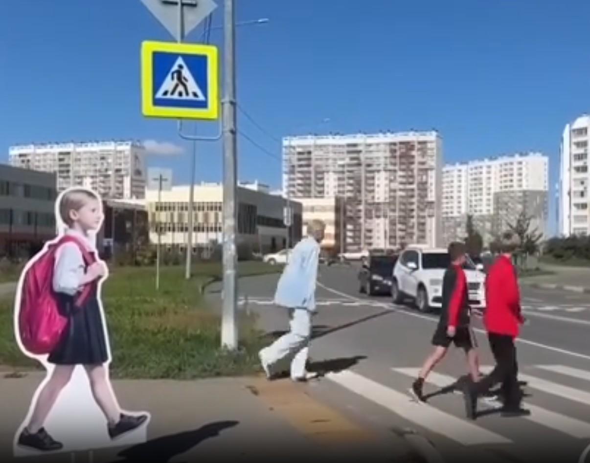 У школ Челябинска установили картонных детей