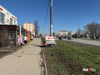 Яркие шарики и указатель издалека притягивают взгляд | Источник: Читатель 59.RU