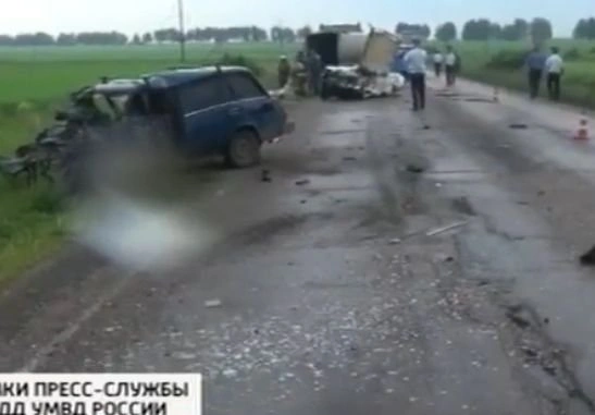 Опубликовано видео с места ДТП, унесшего четыре жизни | ya62.ru