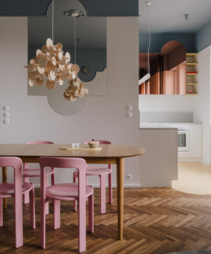 Квартира 55 м² в Варшаве по дизайну La Fala Studio
