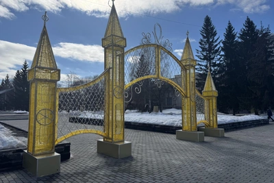 Горсад в Кургане украсили к приезду Матвиенко