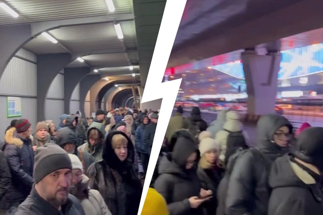 Пассажиры пожаловались на очереди на остановке у метро «Щелковская» | Источник: читатель MSK1.RU