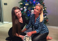 Ольга Бузова встретила Рождество с семьей