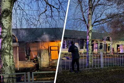 В Рыбинске сгорел павильон, где продавали одежду и обувь