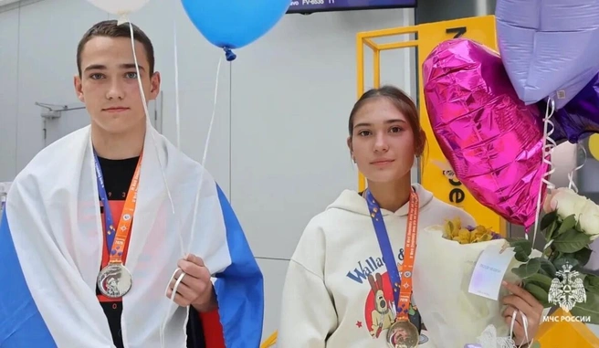 Уфа встретила юных чемпионов | Источник: static.mchs.gov.ru