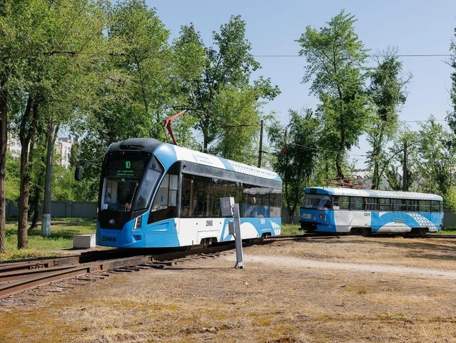 Кольцо на улице Хорошева — ближайшая к Жилгородку остановка, где можно сесть на трамвай | Источник: Алексей Волхонский / V1.RU