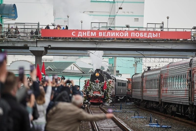 Т-34 и «Катюша» в «Воинском эшелоне» для саратовцев