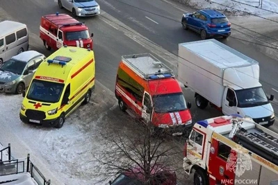 Fire erupts in Chelyabinsk hotel across from Traktor arena