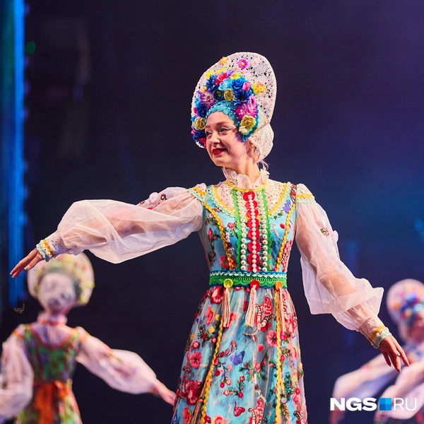 Сопровождали выступление народные танцы | Источник: Александр Ощепков / NGS.RU