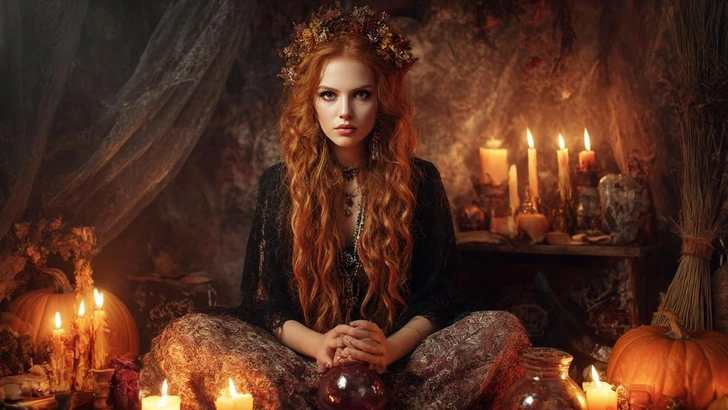 Хэллоуин 2025: ритуалы, гадания, хэллоуин, знаки зодиака  | Источник: Midjourney