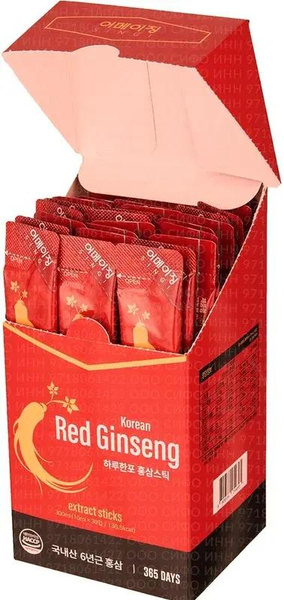 SINGI Korean Red Ginseng сироп в стик-пакетах