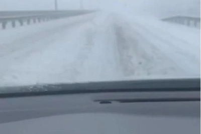 Апрельский снегопад в Татарстане привел к ограничениям на дорогах