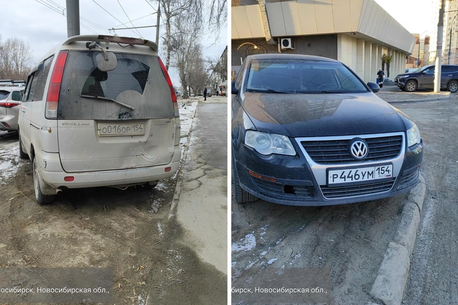 Новосибирец беспокоится за озеленение в городе. Если машины будут занимать места для газона, то что там вырастет к лету? | Источник: читатель НГС