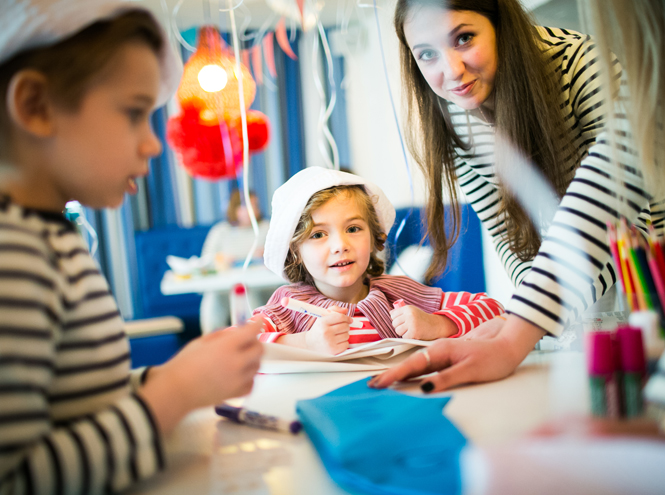 Звезды с детьми на празднике Petit Bateau